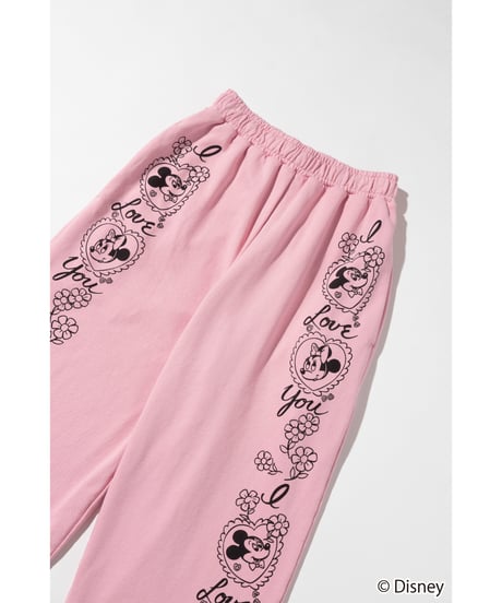 Disney / SWEAT PANTS(ミッキー&ミニー)【WCJ-TD-053PNK26】