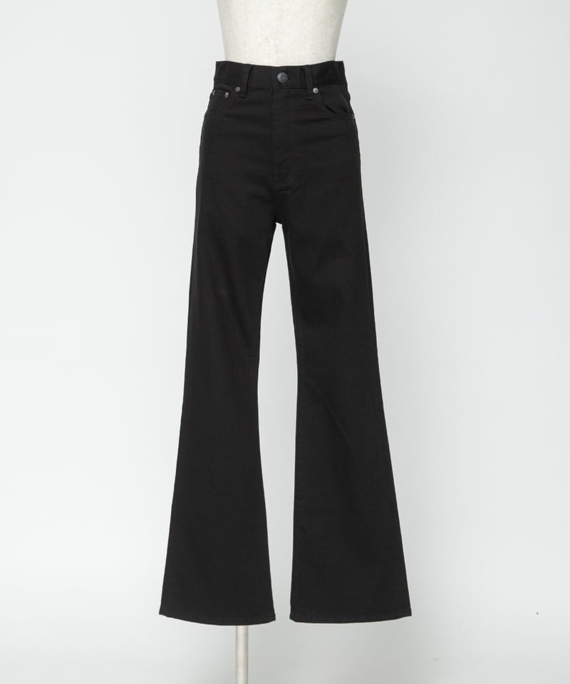 【待望★】 フレアデニムパンツ【WCJ-GM-023BLK】 | WCJ OFFICIAL WEB STORE パンツ