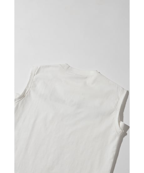 ビジューノースリーブTEE【WCJ-NA-062WHT】※7月中旬発送予定