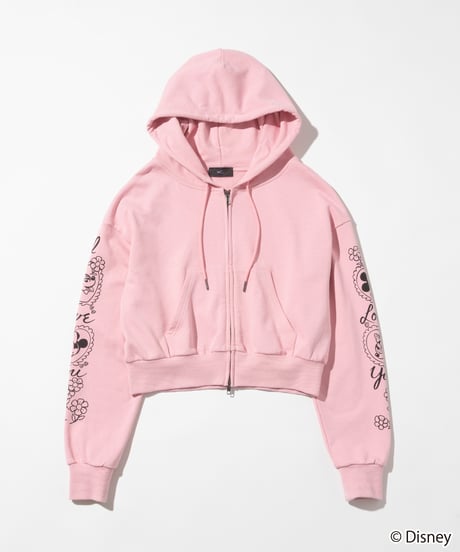 Disney / SWEAT ZIP HOODIE(ミッキー&ミニー)【WCJ-TD-062PNK26】