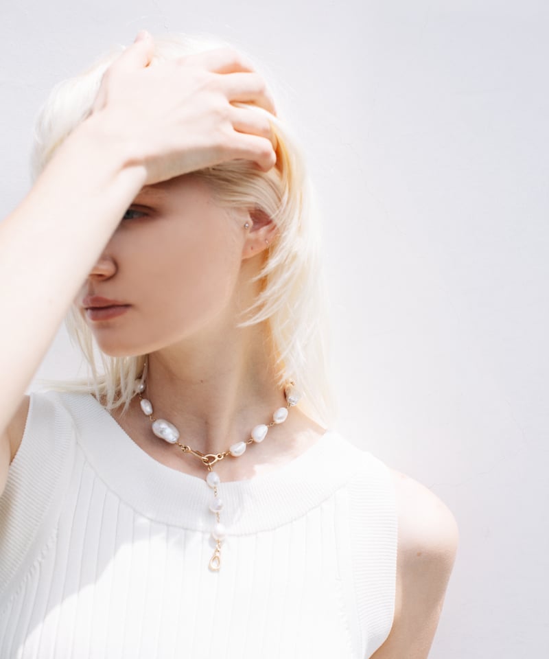 wcj バロックパールネックレス