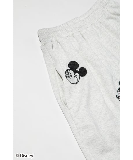 Disney / EMBROIDERY SWEAT PANTS(ミッキー)【WCJ-TD-045GRY01】