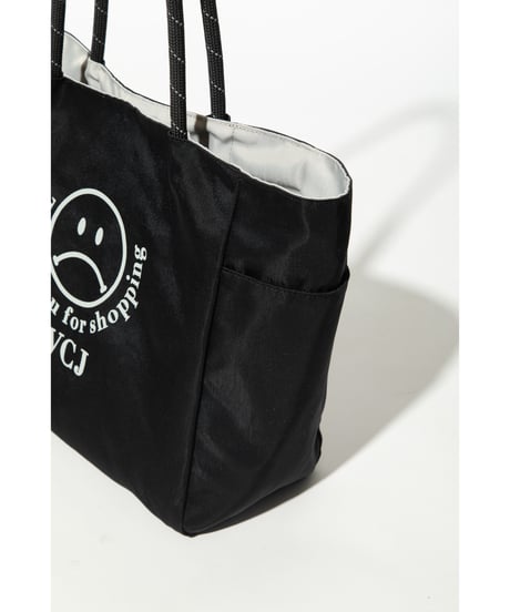 【撥水】リバーシブルトートバッグ【WCJ-TB-014BLK-GRY】