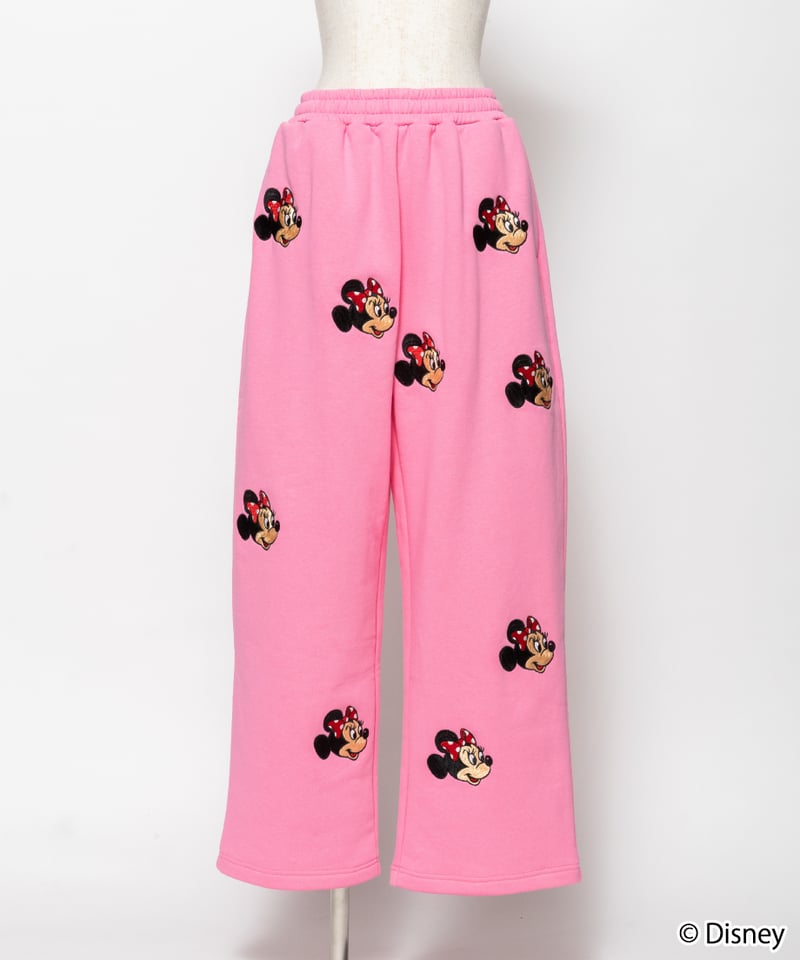 Disney / EMBROIDERY SWEAT PANTS(ミニー)【WCJ-TD-045