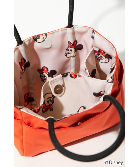 【撥水】Disney / REVERSIBLE TOTE BAG(S)(ミニー)【WCJ-TD-013RED-BEG02】