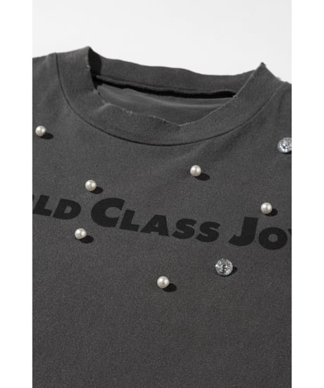 ビジューノースリーブTEE【WCJ-NA-062BLK】※7月中旬発送予定