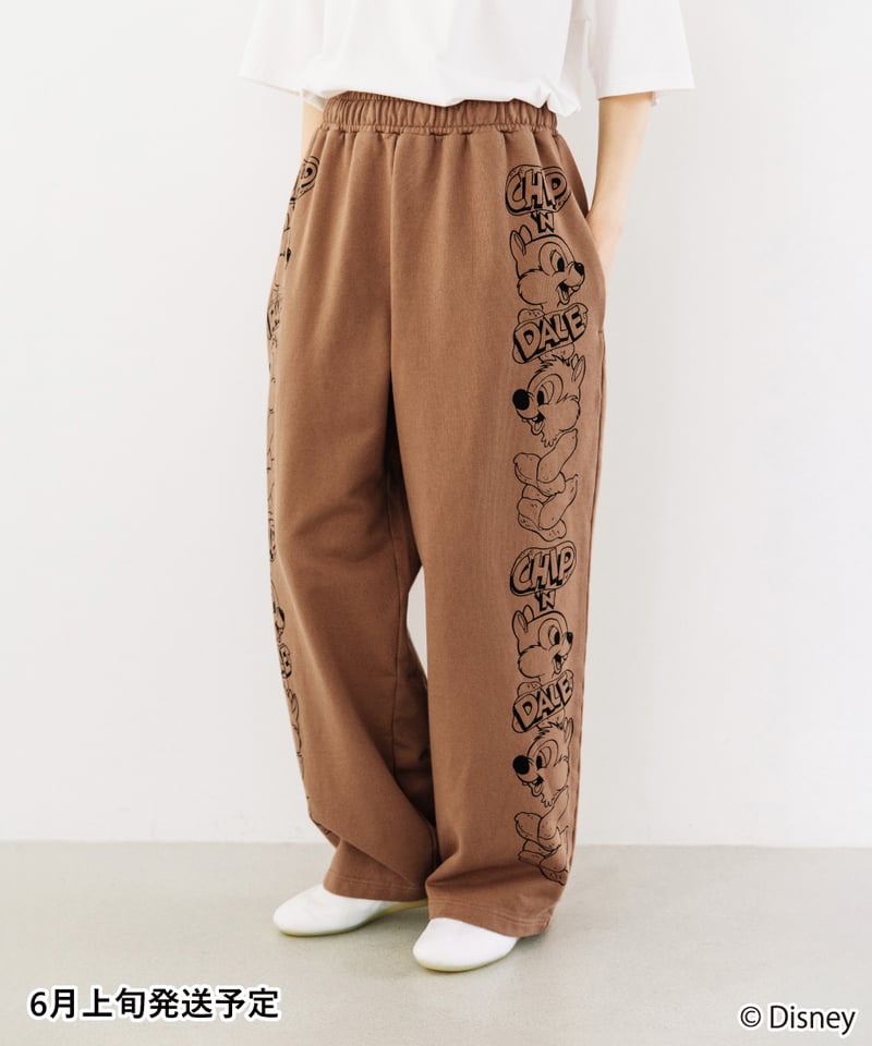 Disney / SWEAT PANTS(チップ＆デール)【WCJ-TD-053BRN08】※