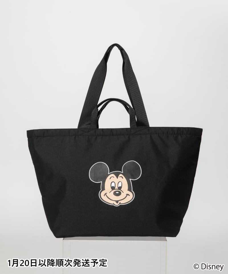 撥水】Disney / TOTE BAG(ミッキー)【WCJ-TD-007BLK01】※1月