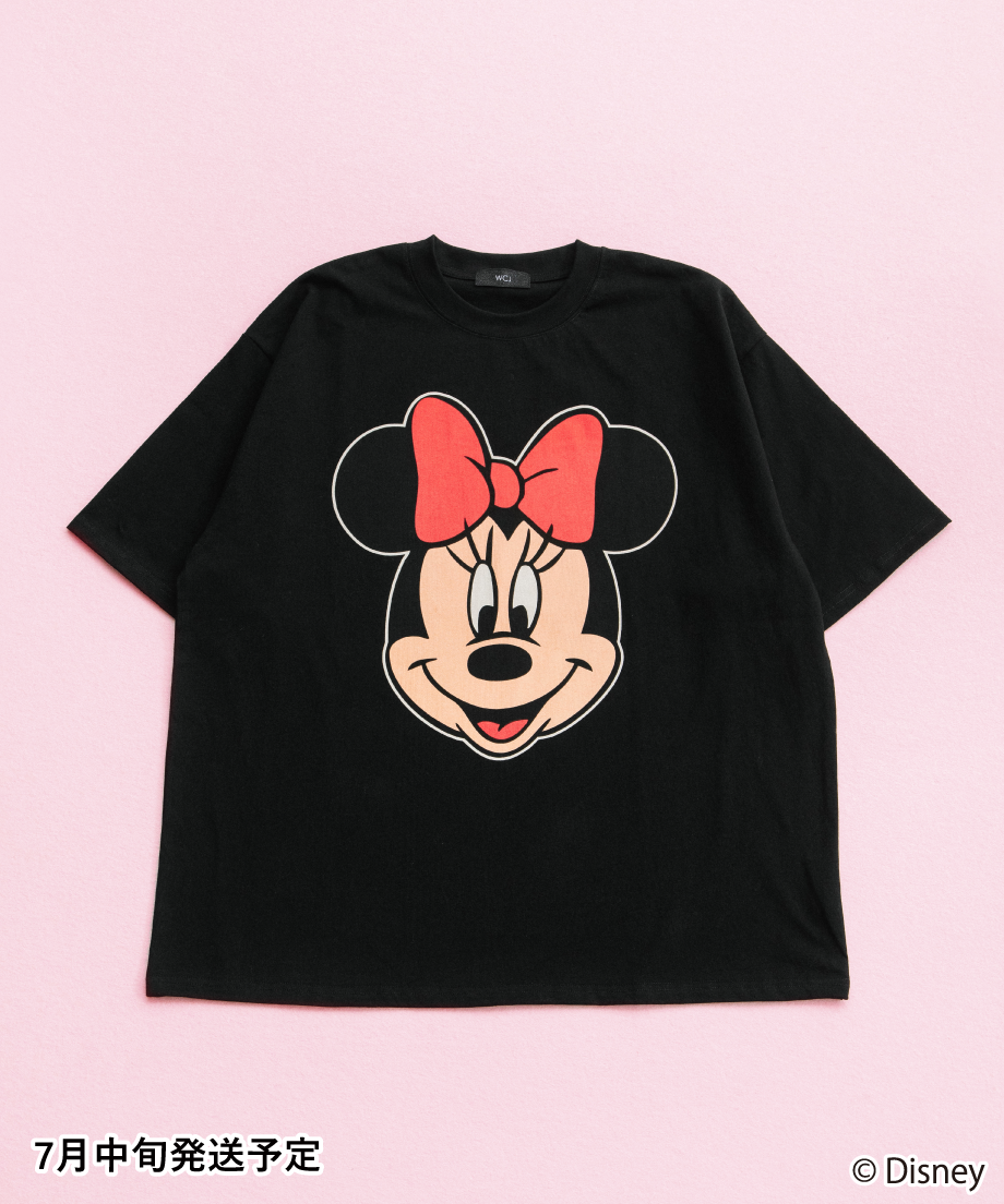 wcj ミニー Tシャツ Disney / TEE(ミニー)【WCJ-TD-063BLK02】※7月中旬発送予定 | W