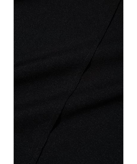 【速乾】【防シワ】オーバーサイズアウトシームカットソー【WCJ-PP-122BLK】