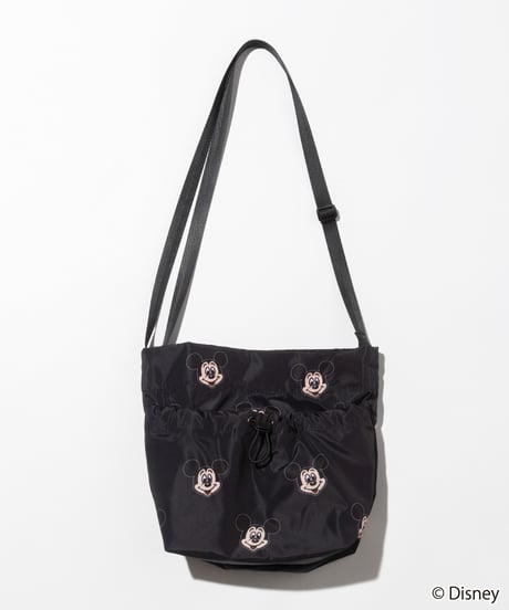 【撥水】Disney / SHOULDER BAG（S）(ミッキー)【WCJ-TD-033BLK01】※9月上旬発送予定