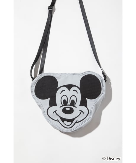 Disney / FACE DESIGN SHOULDER BAG（S）(ミッキー)【WCJ-GC-057GRY01】