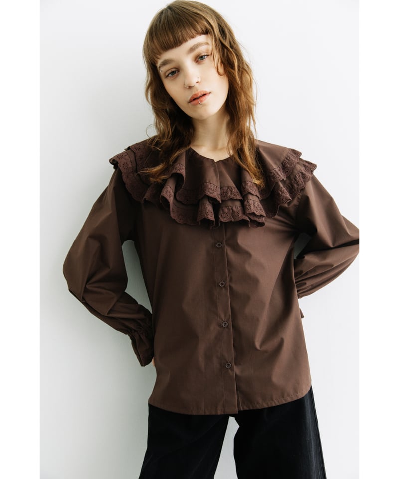 レースブラウス【WCJ-PP-121BRN】 | WCJ OFFICIAL WEB STORE