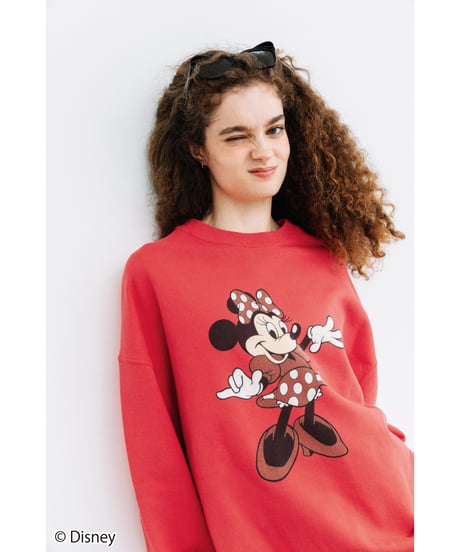 Disney / BIG SWEAT TOP(ミニー)【WCJ-NA-041RED02】