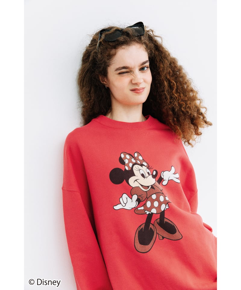 Disney / BIG SWEAT TOP(ミニー)【WCJ-NA-041RED02】 | Disney / BIG SWEAT TOP(ミニー)【WCJ-NA-041RED02】 |