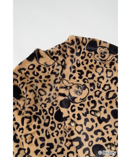Disney / LEOPARD DESIGN COAT【WCJ-NA-048BEG-BLK】