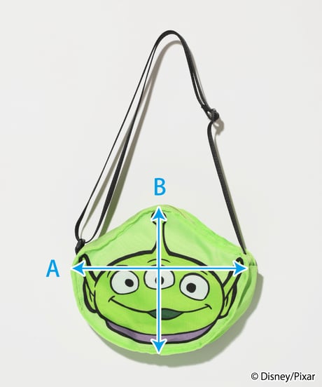 Disney&Pixar / LITTLE GREEN MEN / COLOR SHOULDER BAG【WCJ-GC-064GRN】※6月下旬発売予定