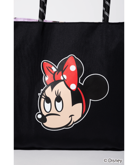 【撥水】Disney / REVERSIBLE TOTE BAG(ミニー)【WCJ-TD-012BLK-PNK02】※5月下旬発売予定