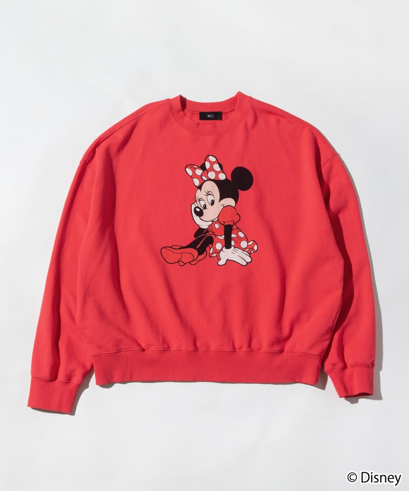 Disney / MINNIE SWEAT TOP【WCJ-TD-021RED】 | WCJ