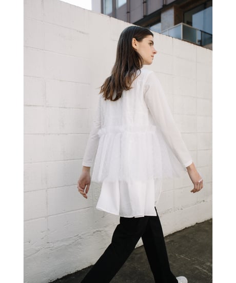 ビーズチュールTOPS【WCJ-PP-104WHT】
