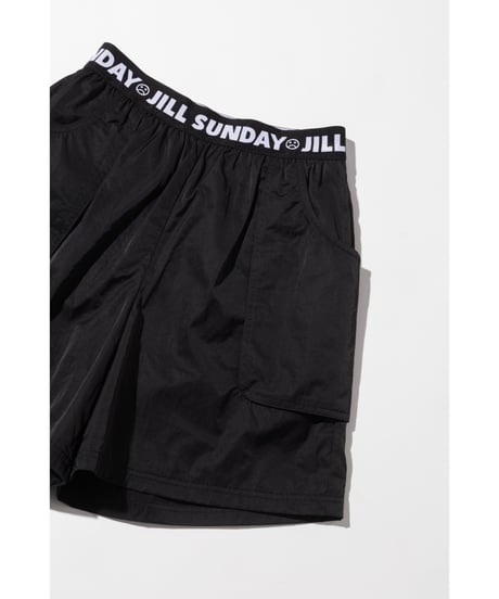 【速乾】インナー付きボードショーツ（ジャガードゴム）【WCJ-PP-148BLK】※7月上旬発送予定