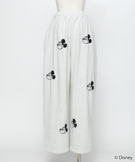 Disney / EMBROIDERY SWEAT PANTS(ミッキー)【WCJ-TD-045GRY01】
