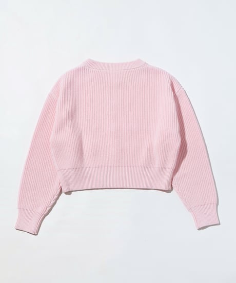 浅VネックニットTOPS【WCJ-MK-032PNK】