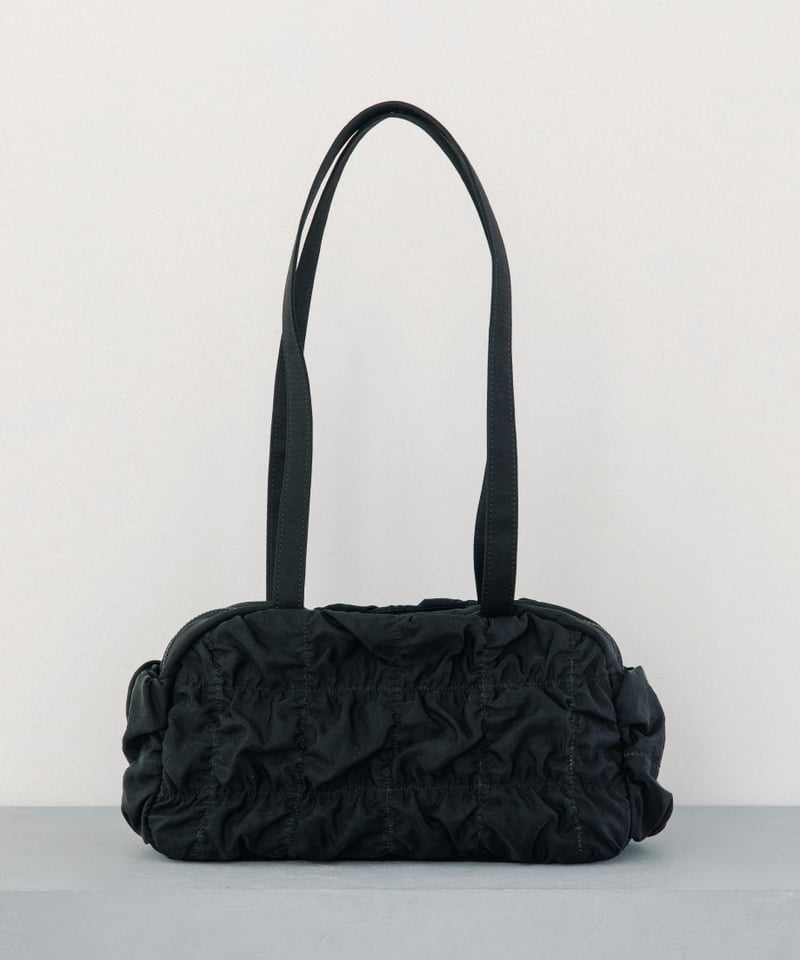 撥水】ギャザーバッグ【WCJ-HI-008BLK】※2月18日以降順次発送予定