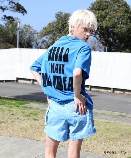 I HAVE NO IDEA TEE【WCJ-TC-145BLU】