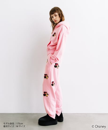Disney / EMBROIDERY SWEAT PANTS(ミニー)【WCJ-TD-045LPK02】