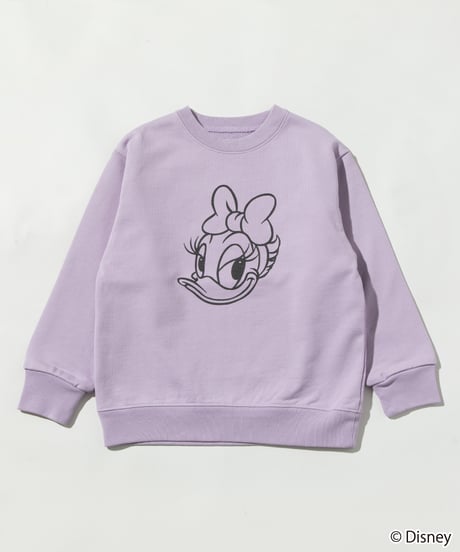 Disney / KIDS SWEAT TOP(デイジー)【WCJ-TD-002PUR04】