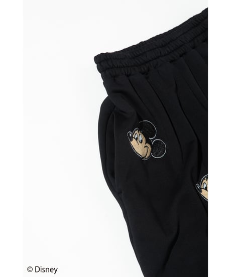 Disney / EMBROIDERY SWEAT PANTS(ミッキー)【WCJ-TD-045BLK01】
