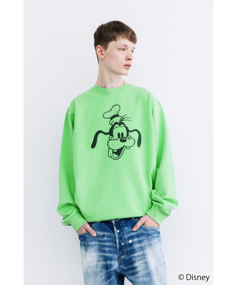 Disney / SWEAT TOP(グーフィー) wcj Disney / SWEAT TOP(グーフィー)【WCJ-TD-001GRN06】 | WC