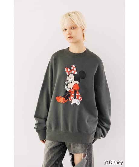 Disney / MINNIE SWEAT TOP【WCJ-TD-021DGY】