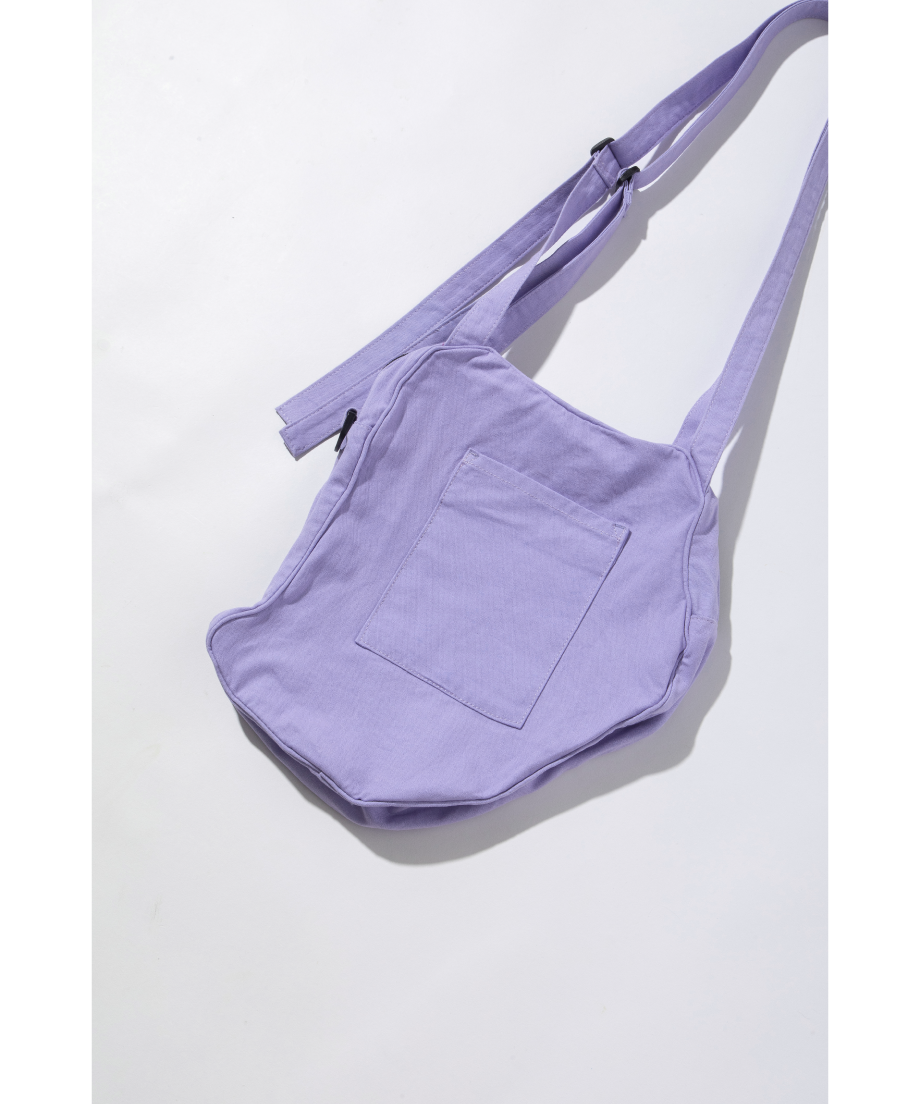 WCJ デイジーダック ショルダーバッグ パープル Disney / FACE DESIGN SHOULDER BAG(デイジー)【WCJ-GC-