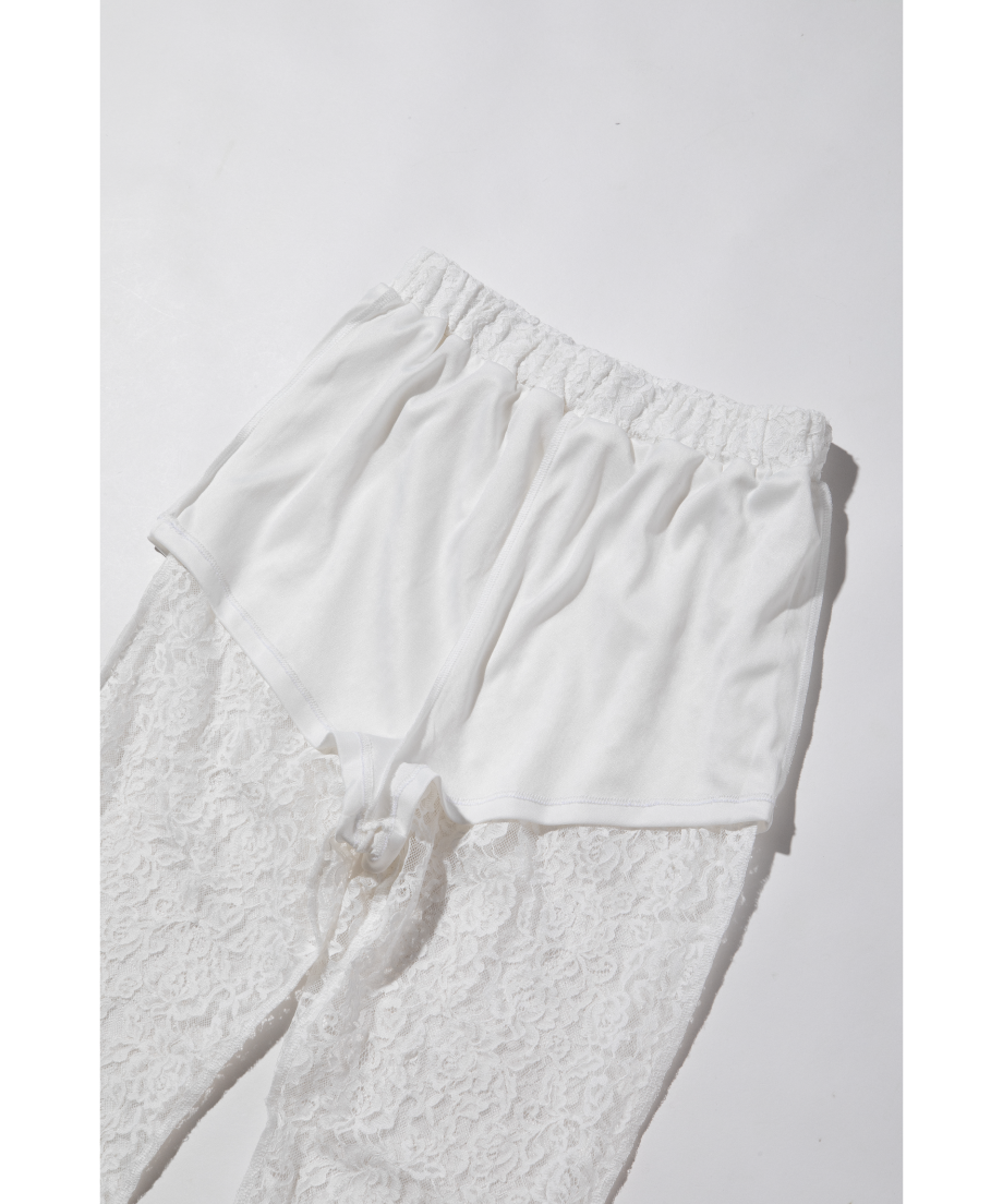 レースフレアパンツ【WCJ-PP-100BLK】 レースフレアパンツ【WCJ-PP-100BLK】 | WCJ OFFICIAL WEB STORE