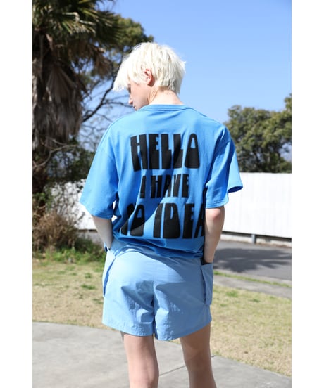 I HAVE NO IDEA TEE【WCJ-TC-145BLU】