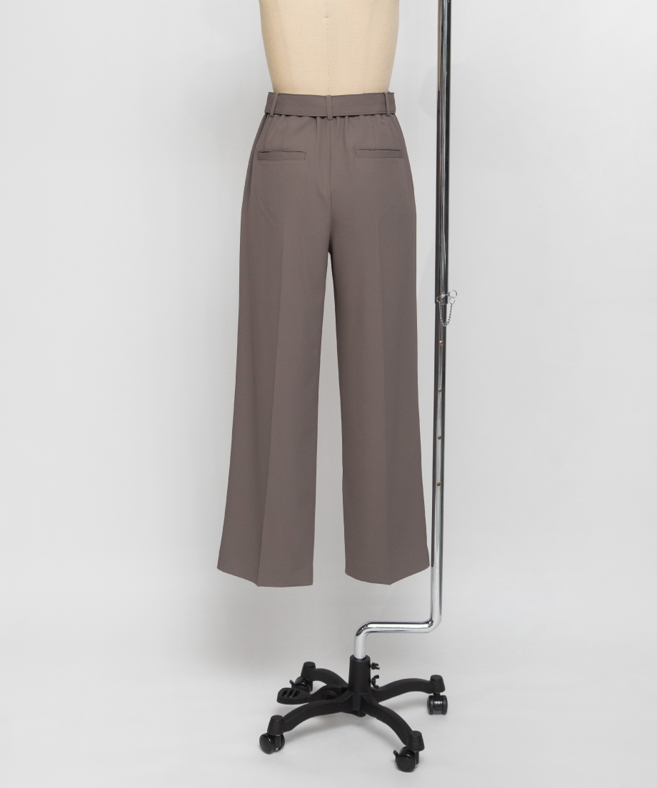【お洒落度UP】PRADA◆パンツ センタープレス フロントギャザー ベルト付きワイドセンタープレスパンツ【WCJ-TA-002KHA】 | WCJ