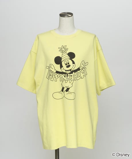 Disney / HAPPY BIRTHDAY TEE(ミッキー)【WCJ-TD-005LIM01】