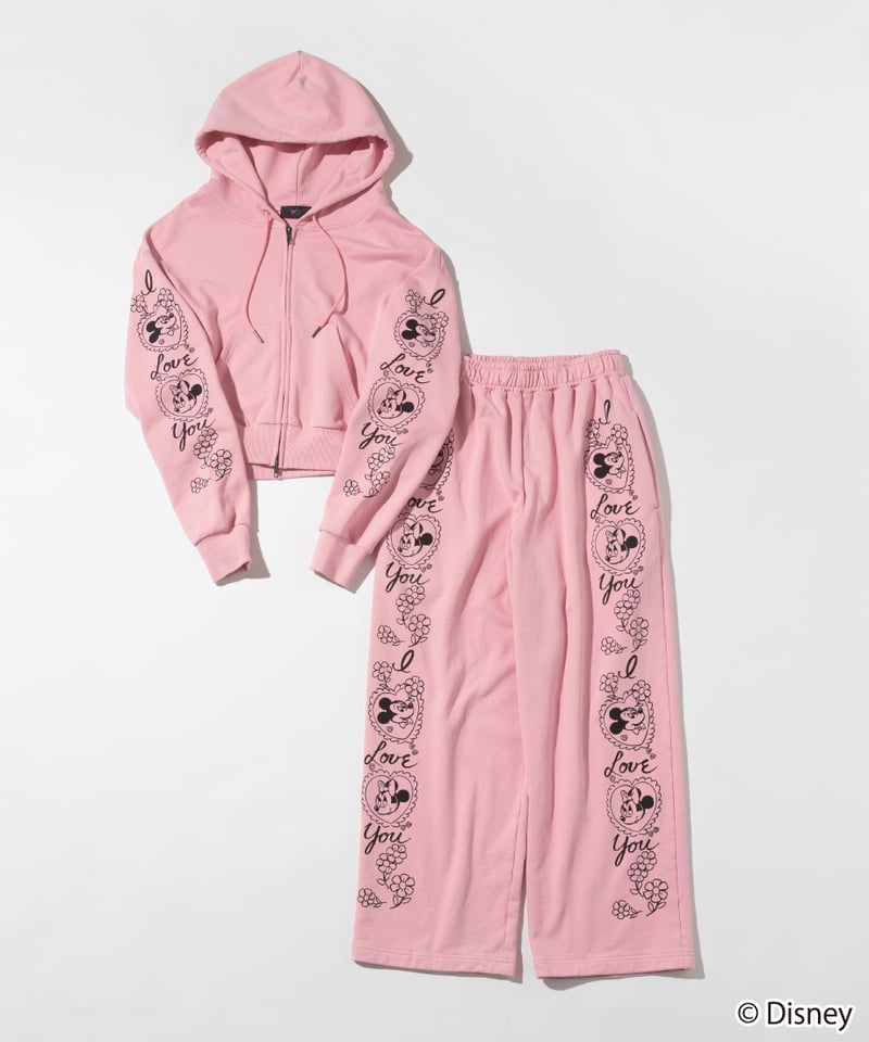 Disney / SWEAT ZIP HOODIE(ミッキー&ミニー)【WCJ-TD-062P