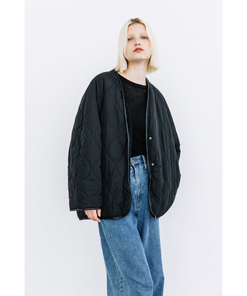 ひょうたんキルトリバーシブルコート【WCJ-JF-064BLK-BLK】 | WCJ OFFI