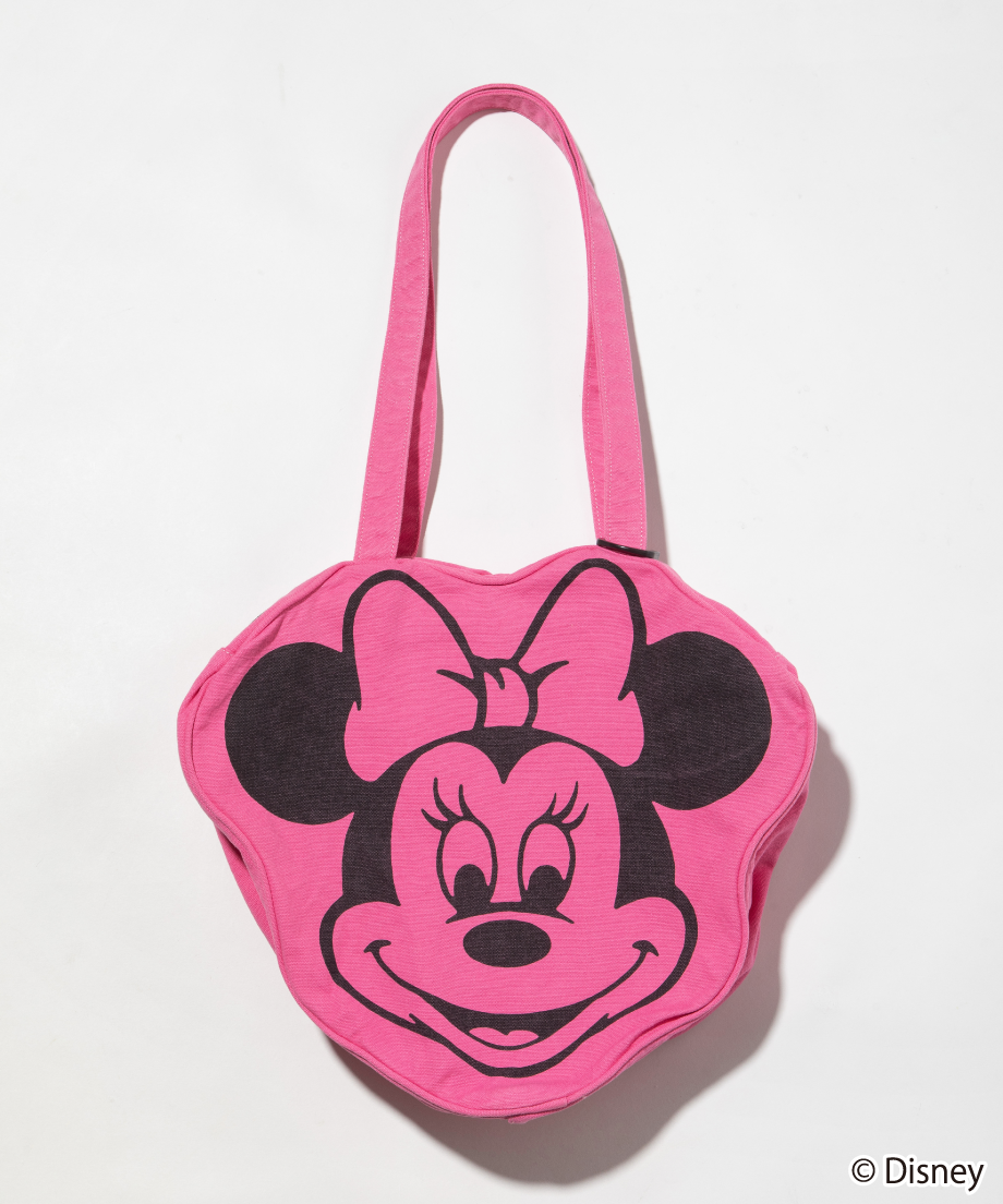 wcj Disney FACE DESIGN TOTE BAG ミニー　ピンク Disney / FACE DESIGN TOTE BAG(ミニー)【WCJ-GC-055CP