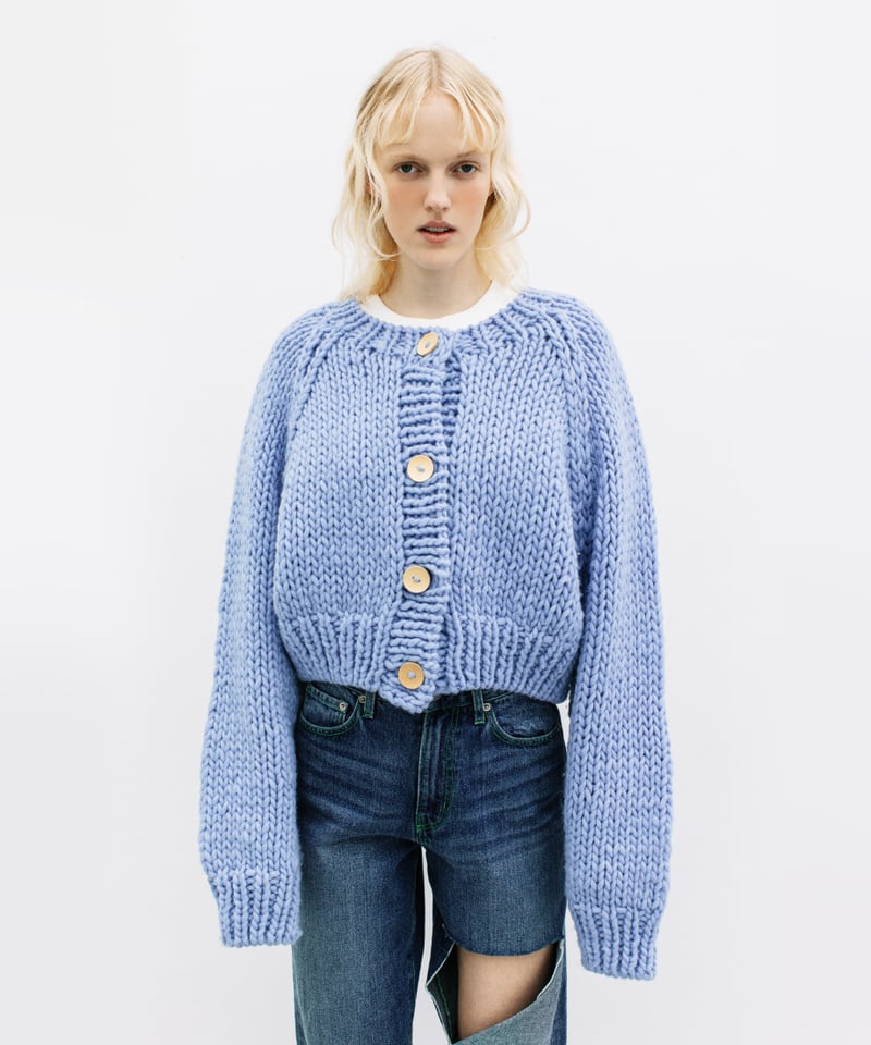 ハンドニットカーディガン【WCJ-NA-001LBU】 | WCJ OFFICIAL WEB