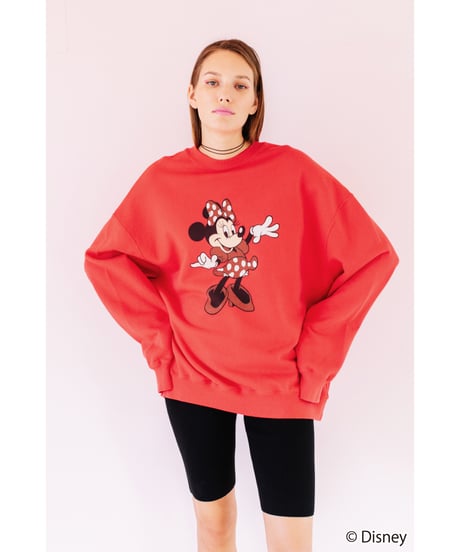 Disney / BIG SWEAT TOP(ミニー)【WCJ-NA-041RED02】