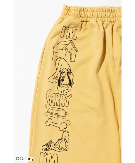 Disney / SWEAT PANTS(プルート)【WCJ-TD-053YEL07】※6月5日以降順次発送予定
