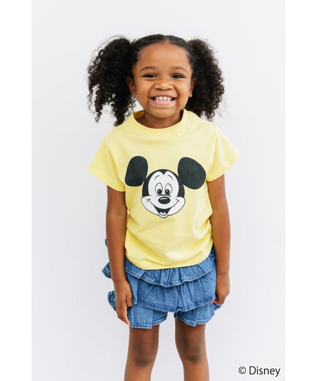 Disney / KIDS TEE（ミッキー）【WCJ-GC-051YEL01】