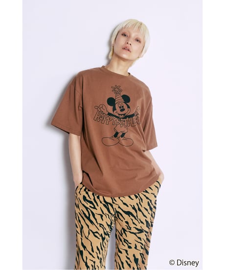 Disney / HAPPY BIRTHDAY TEE(ミッキー)【WCJ-TD-005BRN01】