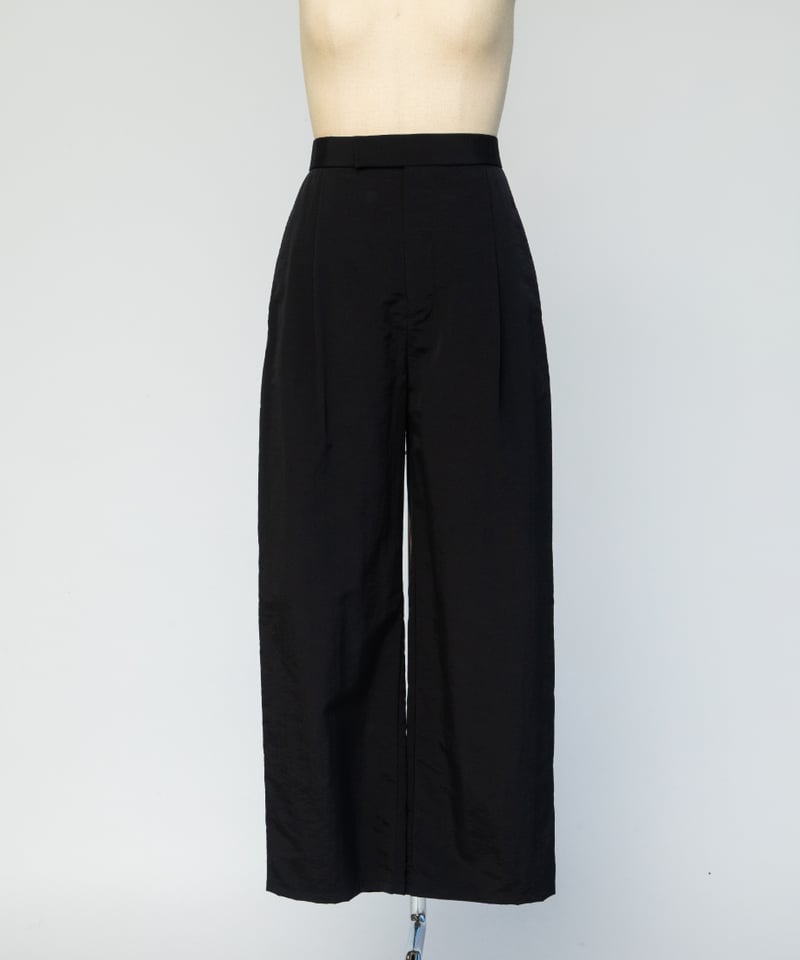 wcj ブラック サイドストライプパンツ