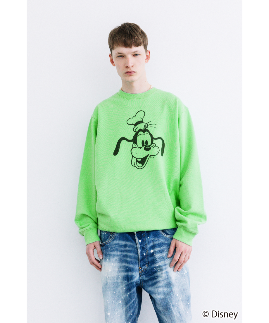 Disney / SWEAT TOP(グーフィー) wcj Disney / SWEAT TOP(グーフィー)【WCJ-TD-001GRN06】 | WC