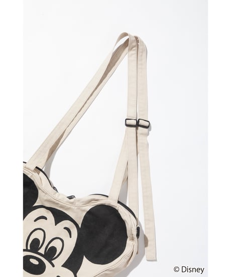 Disney / FACE DESIGN SHOULDER BAG(ミッキー)【WCJ-GC-056GRY01】